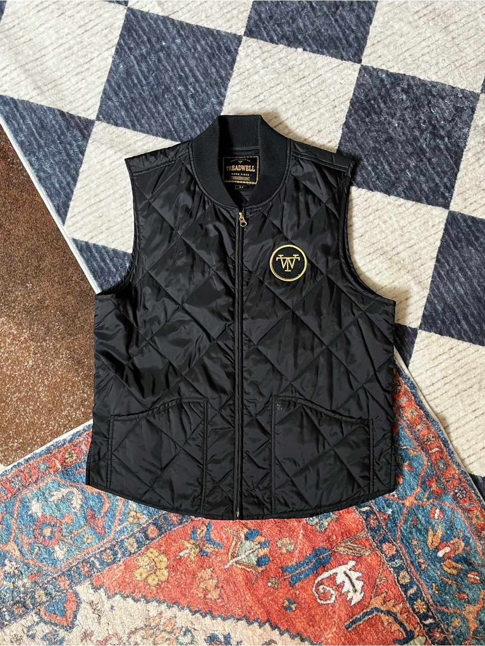 Treadwell Quilted Motorcycle Vest